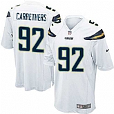 Nike Men & Women & Youth Chargers #92 Carrethers White Team Color Game Jersey,baseball caps,new era cap wholesale,wholesale hats